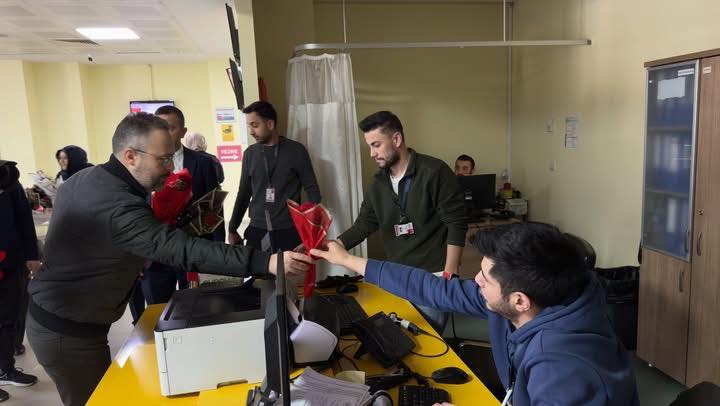 14 Mart Tıp Bayramı’nda Sağlık Çalışanlarına Ziyaret