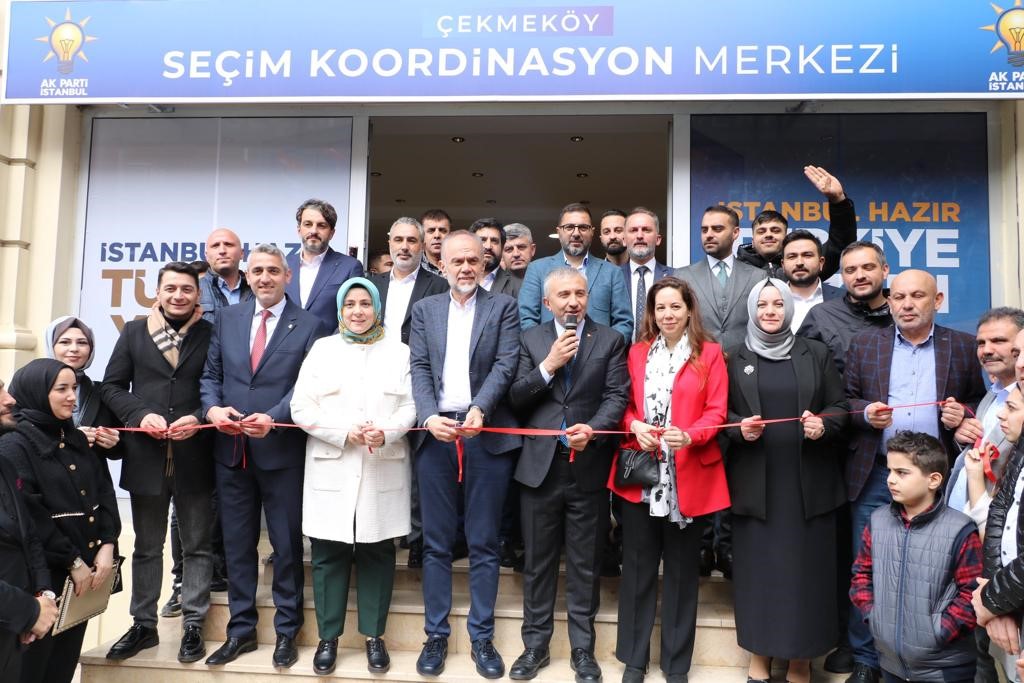 ÇEKMEKÖY SEÇİM KOORDİNASYON MERKEZİ AÇILIŞI