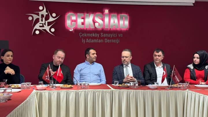 AK Parti Çekmeköy’den İş Dünyasına Ziyaret: ÇEKSİAD
