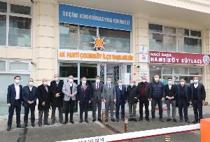 ÇEKMEKÖY TEŞKİLATIMIZA VE İLÇE BAŞKANIMIZA HAYIRLI OLSUN ZİYARETLERİ YAPILIYOR